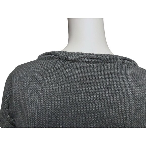 Y2K Tunic Sweater XL (Jr) Layered Look 2Fer Bella Zebra Playful Minimalist Cozy - Picture 5 of 8